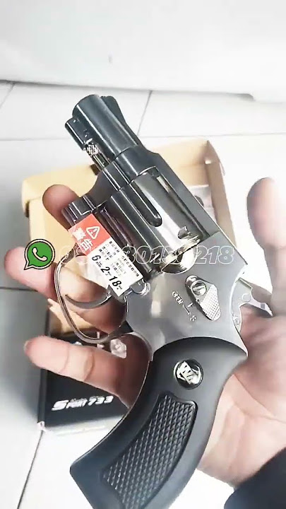 AIRGUN REVOLVER 733 CALL 6MM PAKAI CO2 MIRIP SENPI