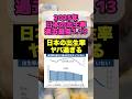 【少子化】日本の出生率が過去最低を記録しました　#少子化