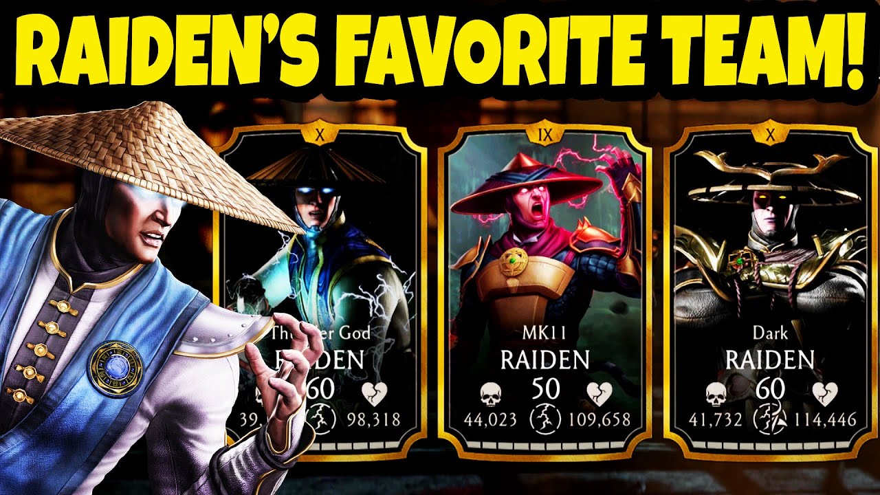 MK Mobile. Gold Raiden Team. Who Is The Worst Raiden? Insane Dark ...