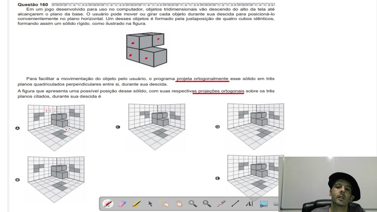 ENEM 2020 Em um jogo desenvolvido para uso no computador, objetos ...