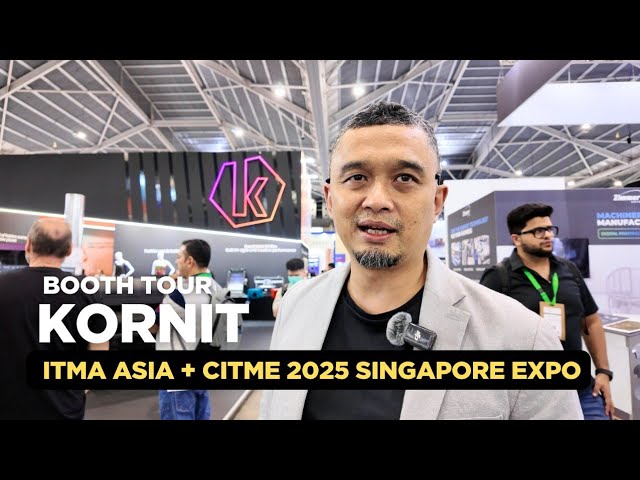 ITMA ASIA + CITME 2025 SINGAPORE | KORNIT | BOOTH TOUR