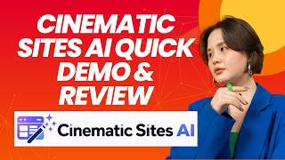 Cinematic Sites AI Quick DEMO & Review | Free Discount Code