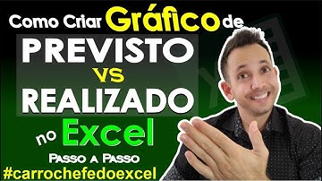 Como Criar GRÁFICO de Previsto vs Realizado no Excel - Passo a Passo