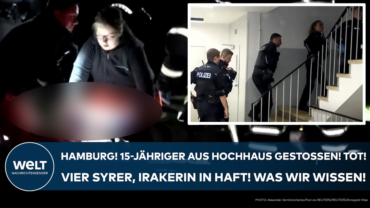HAMBURG: Hochhaus-Horror! 15-Jähriger aus Fenster gestoßen! Tot! Vier Syrer, eine Irakerin in Haft!