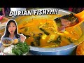 JANGAN TAKUT!!!🤮ㅣGadis Korea 🇰🇷 Cuba Ikan Patin Tempoyak!!!ㅣSHOCKING MALAYSIAN FOOD!!!ㅣ발효 두리안 먹방!