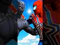 Spiderman vs black panther #spiderman #blackpanther #animated #marvel #avengers