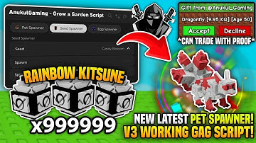 [📃] NEW PET SPAWNER! 🤑 Grow a Garden 🌶️ Script! • No Key 🔥 *UNPATCHED* 🌈 100% Work ✅ - Anukul Hub V3