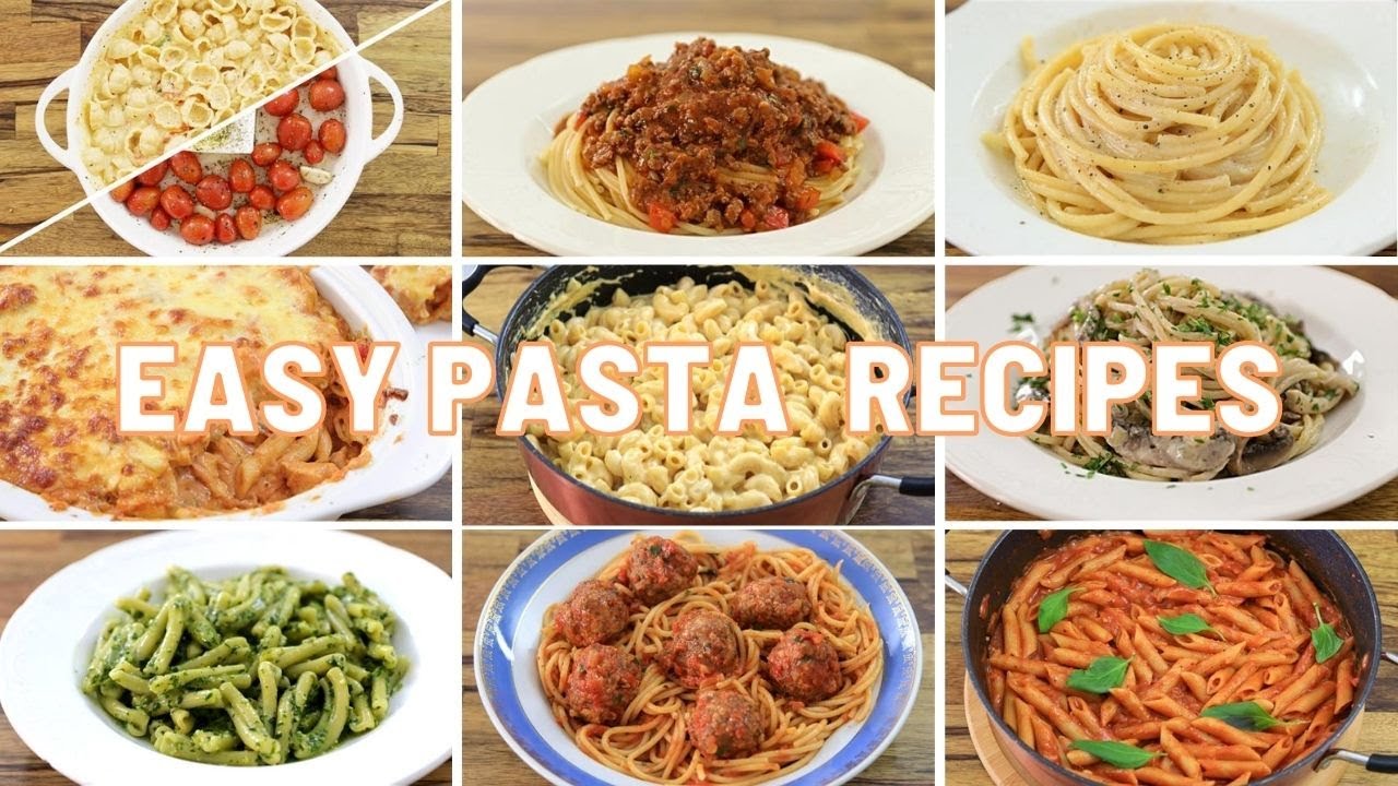 10 Easy Pasta Recipes - YouTube