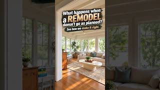 What happens when a remodel doesn't go as planned? See how we make it right.