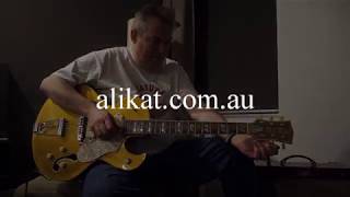 Boz Boorer playing the King of Aluminium Guitars The Memphiz Kat