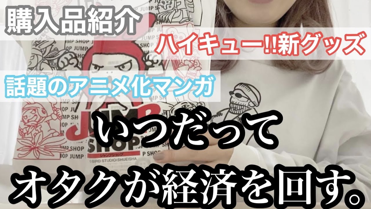 オタクが経済回す ハイキュー 新商品と話題のマンガまとめて爆買い 購入品紹介 Youtube