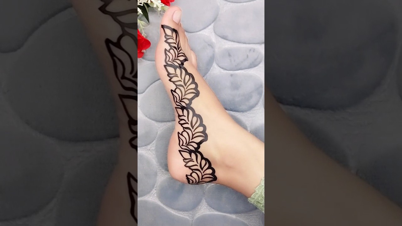 beautiful sticker mehndi design #horts