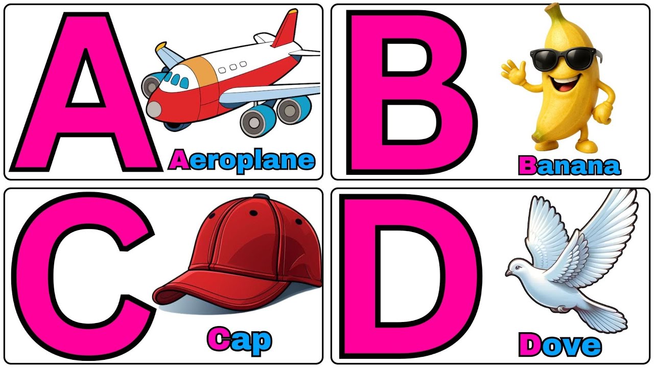 ABCD | English Alphabets for Kids | ABCD Song | A to Z Learning Video ...