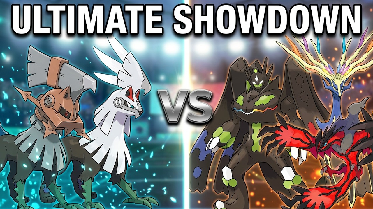 Type: Null & Silvally vs Zygarde & Xerneas & Yveltal (Pokémon