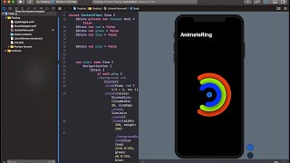 SwiftUI Tutorial:  How to create an Ring with Animation screenshot 4