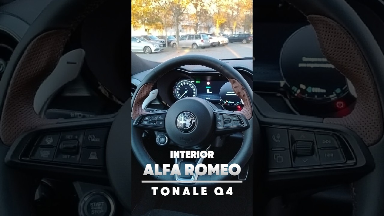 🇮🇹 ALFA ROMEO TONALE Q4 INTENSA: UM INTERIOR COM IDENTIDADE DESPORTIVA E ITALIANA!