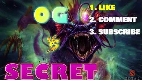 OG VS SECRET | FIRST SICK GAME OF ESL ONE | Dota 2 Highlights
