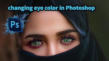changing eye color in Photoshop cc video tutorial 2 minutes video