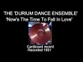 Durium cardboard record nows the time to fall in love 1931