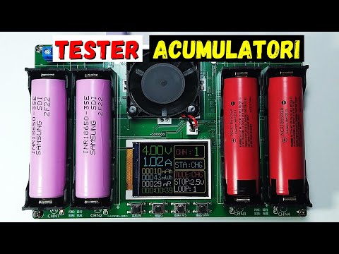 Tester with 4 channels for Lithium-Ion 18650 batteries / Presentation and test kit from Aliexpress