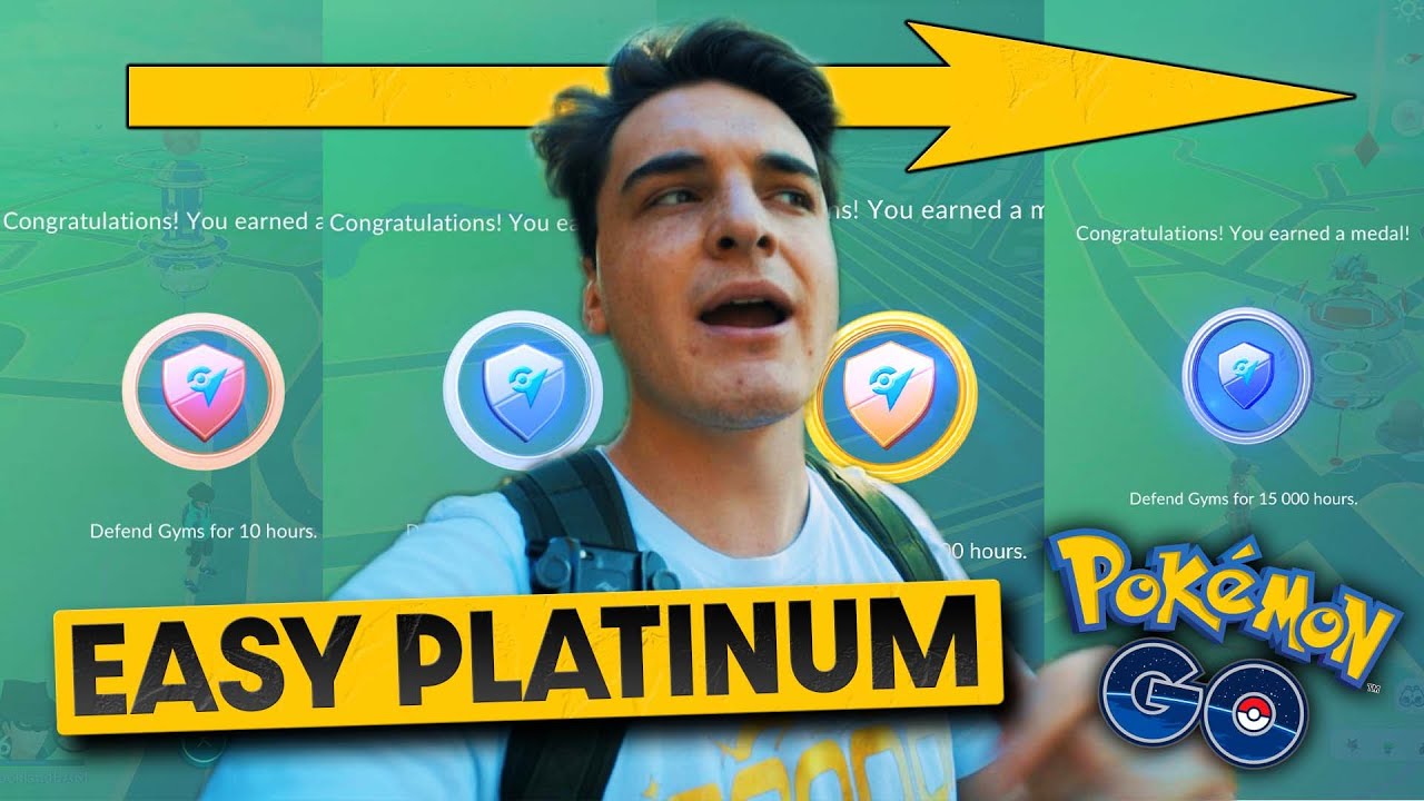 GET THE *PLATINUM GYM LEADER* MEDAL FAST in POKEMON GO | VLOG