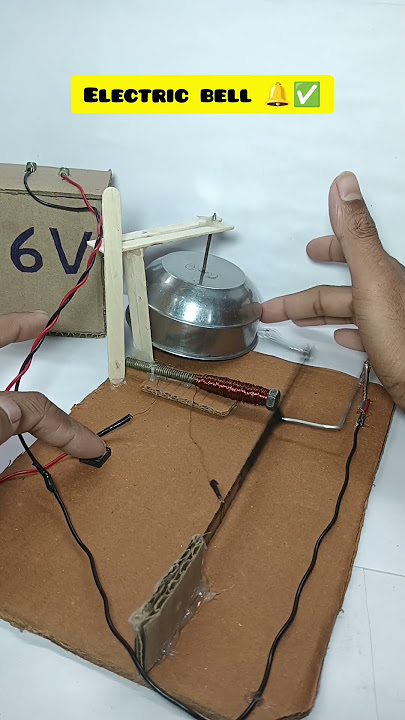 Electric bell 🔔 with magnetic field #electricbell #tech #ytshorts