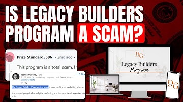 Is the Legacy Builders Program a SCAM? (REAL Buyer Reviews)