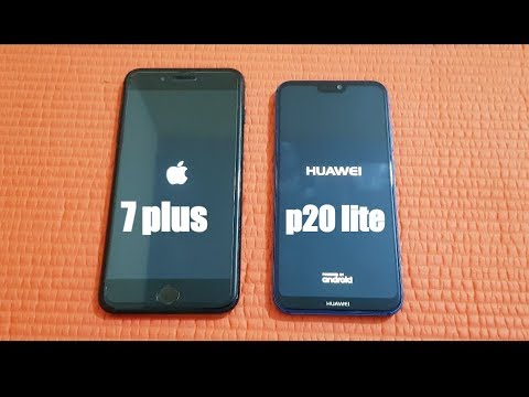 Huawei p20 lite ile iphone 7