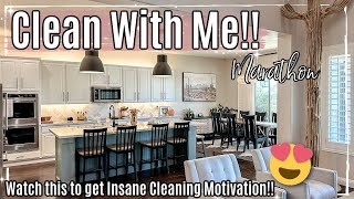 2023 CLEAN WITH ME MARATHON :: 1 1/2 Hours of INSANE Cleaning Motivation to Get it All Done 🤩