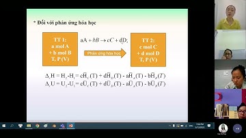 Buổi 2 Hóa lý nâng cao   Nhiệt động học