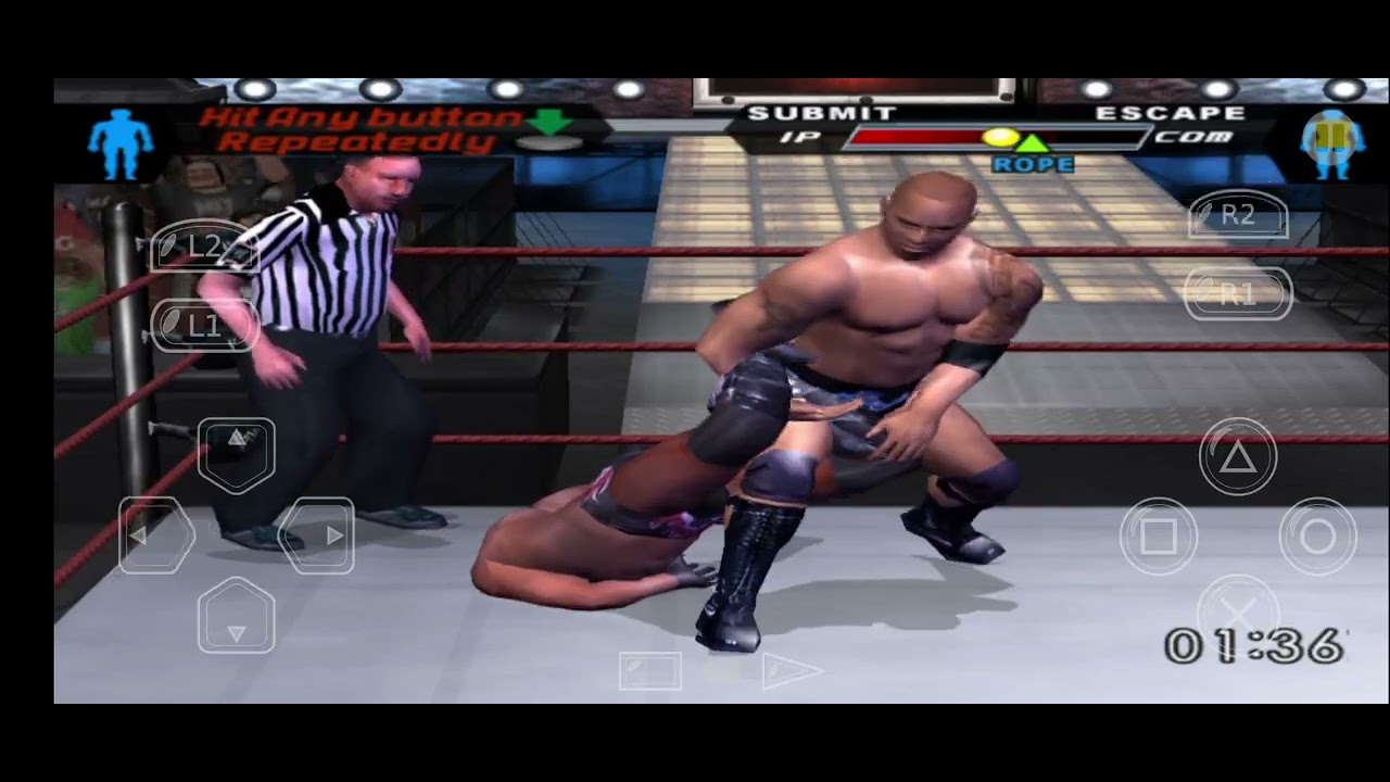 💥 The Rock vs Booker T – Attitude Era Clash | SmackDown HCTP Gameplay