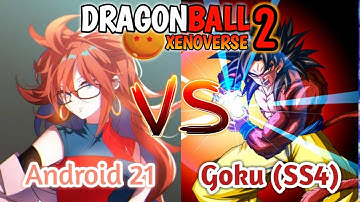 Android 21 VS Goku Super Saiyan 4 (SS4)