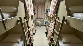 Japan's Oldest Sleeper Ferry Service Discontinued | Compact Capsule Rooms