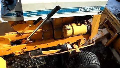 Installing Snow Blade- Cub Cadet 105 pt. 8