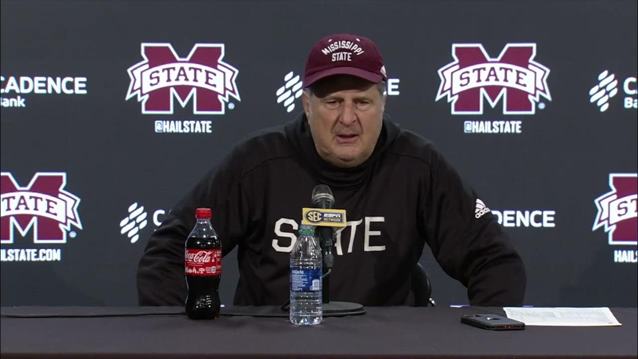 Mississippi State head football coach Mike Leach Postgame Presser