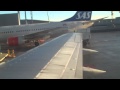 Norwegian Air Shuttle DY362 B737-300 Oslo-Evenes Security, Taxi, Takeoff and Landing