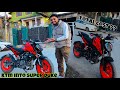 Ktm duke 200 modified into mini super  duke total cost 