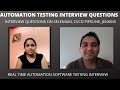 Automation Testing Interview Experience| Real Time Interview Question & Answer|
