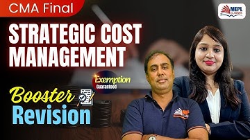 CMA Final - Strategic Cost Management | Booster Revision 💪| MEPL Classes