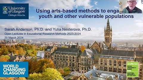 Open Lectures in Educational Research Methods - 20 March 2024: Arts-based methods