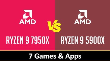 RYZEN 9 7950X vs RYZEN 9 5900X - Apps & Gaming 1080p 1440p (RTX 4090)