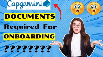 Documents required for Capgemini Onboarding🧐🧐||Complete details||Capgemini Latest joining Update