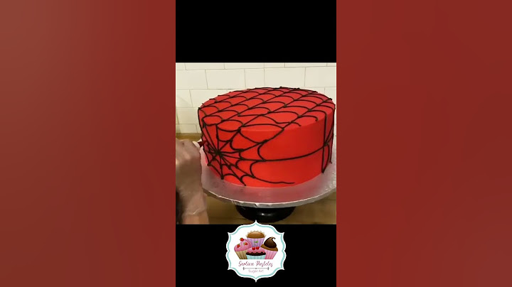 Pastel de Spiderman