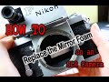 Fix That Camera - How To Replace a Mirror Foam Bumper in your SLR Camera