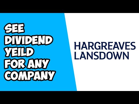 How To See Dividend Yield For Any Company on Hargreaves Lansdown