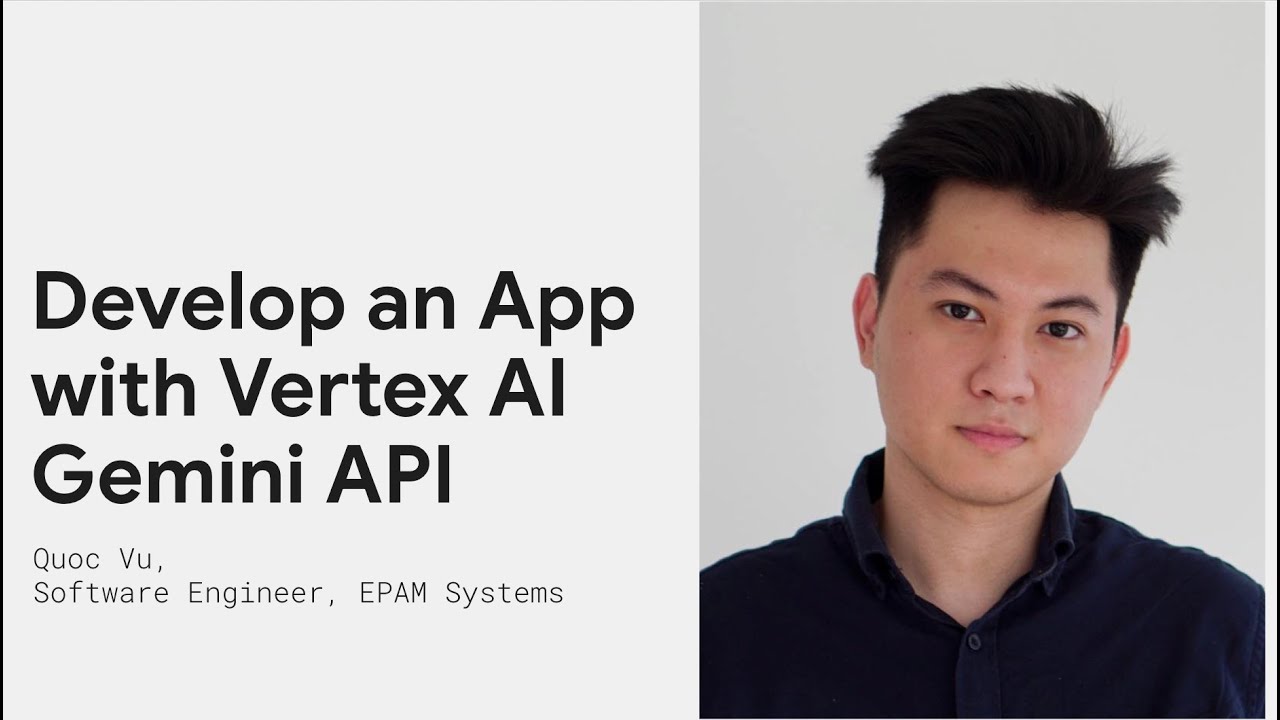 Develop an app with Vertex AI Gemini | Codelab 2 -Track 2 | Gemini ...