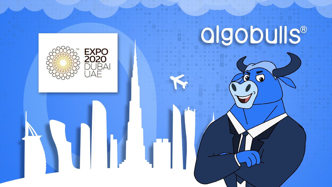 algobulls Images High Quality Grahic AlgoBulls at the Dubai Expo 2020 | Algo Trading platform representing ...
