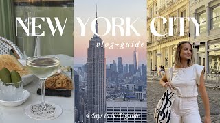 4 days in NYC | the best food, shopping, art and viral bagels, haul & giveaway | nyc guide 2023