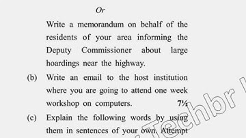 MCA 1st Sem Reappear Communication Skills Question Paper