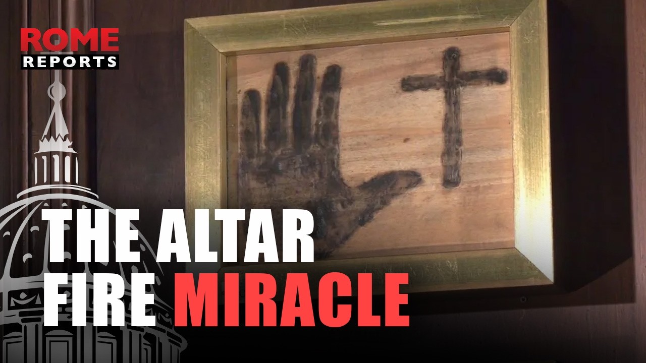 Душа из чистилища, оставившая свой след в церкви в Риме.